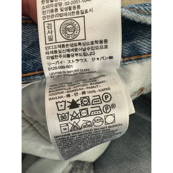 Levi's Men's Straight Jeans - Light Blue - Picture 5 of 8